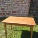 Tapered leg table, fir and beech