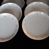 6 assiettes en porcelaine Rosenthal design Tapio Wirkkala