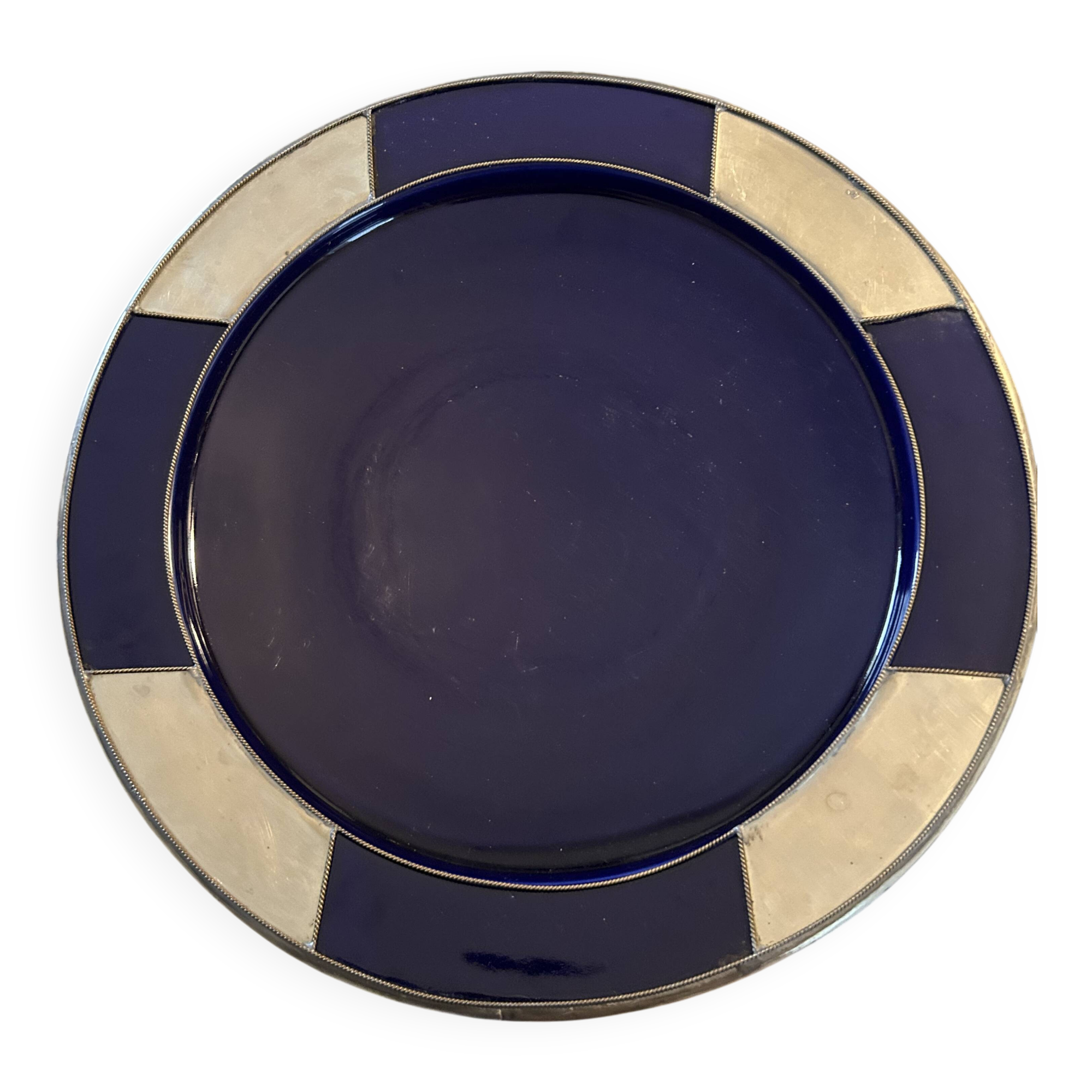 Silver Moroccan dish