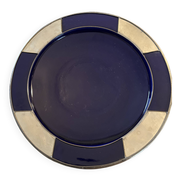 Plat marocain argenté