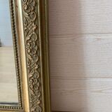 Old pediment mirror louis Philippe 19th - 65x100