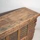 Buffet bas ancien chinois sculpté en sapin à panneaux ornés – Gansu, vers 1930