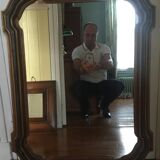 Wooden mirror
