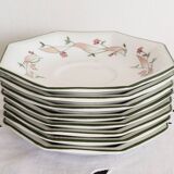 8 "Johnson Brothers" English porcelain saucers or coasters