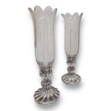 Pair of baccarat photophores