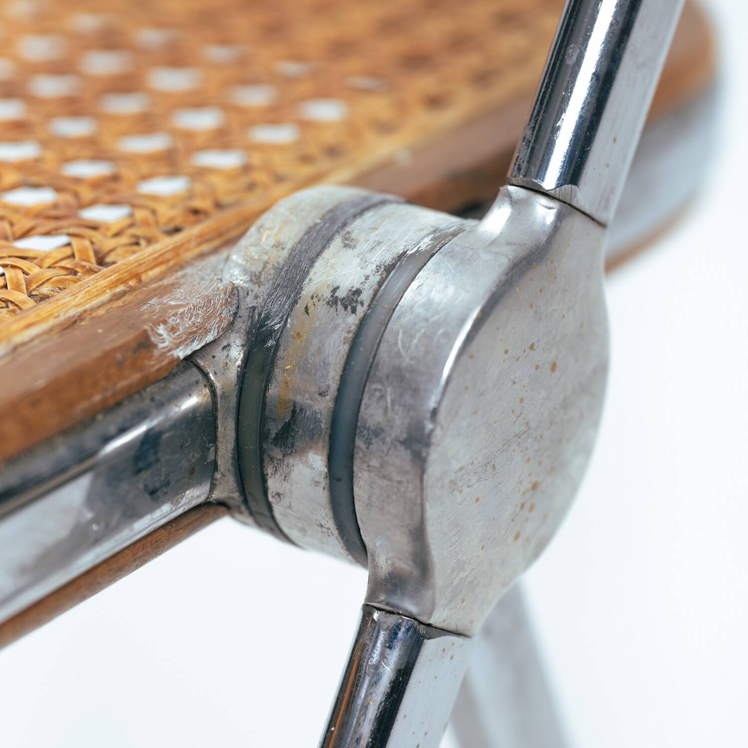 Castelli Plia wicker folding chairs Giancarlo Piretti, set of 8