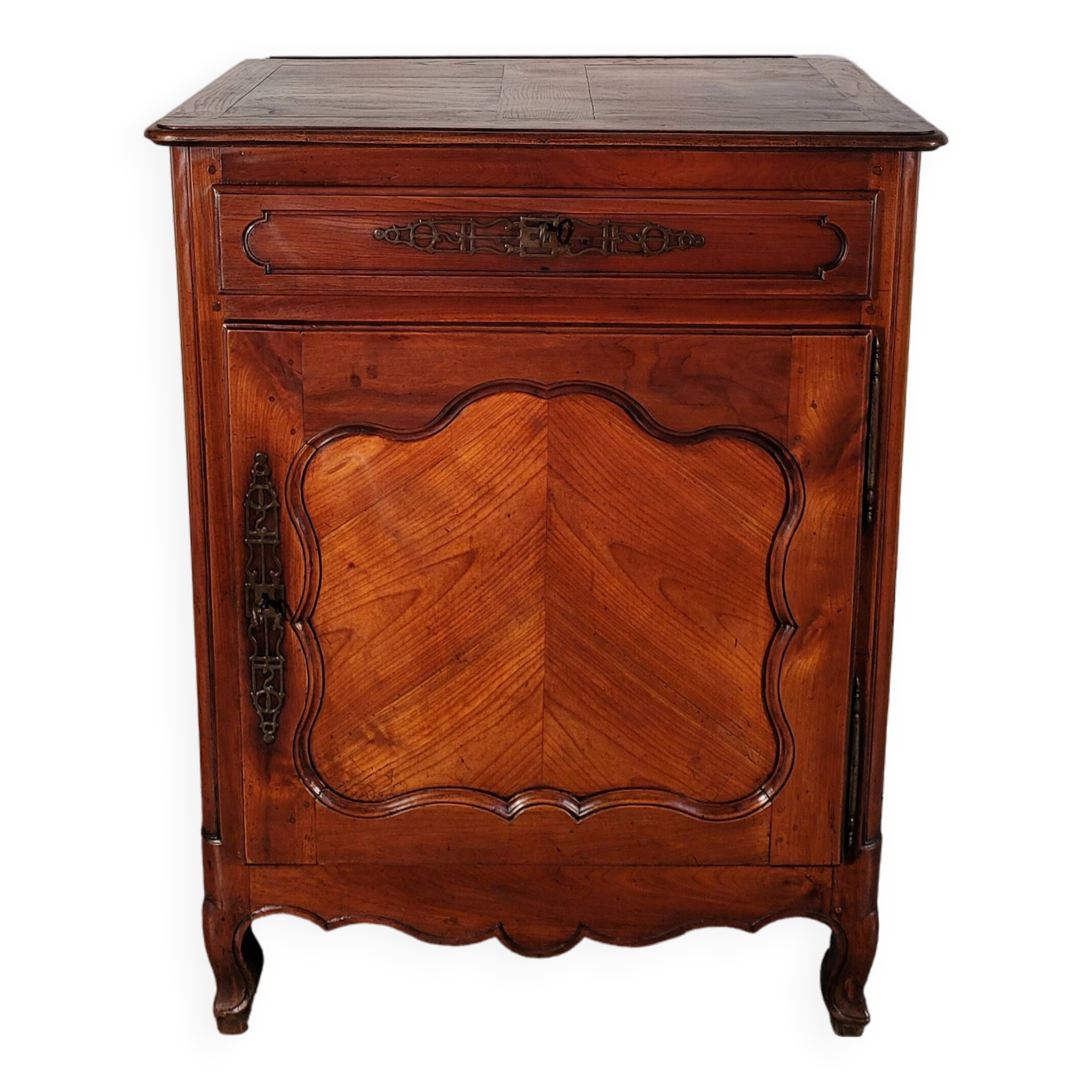 Large Louis XV style jam maker in cherry wood