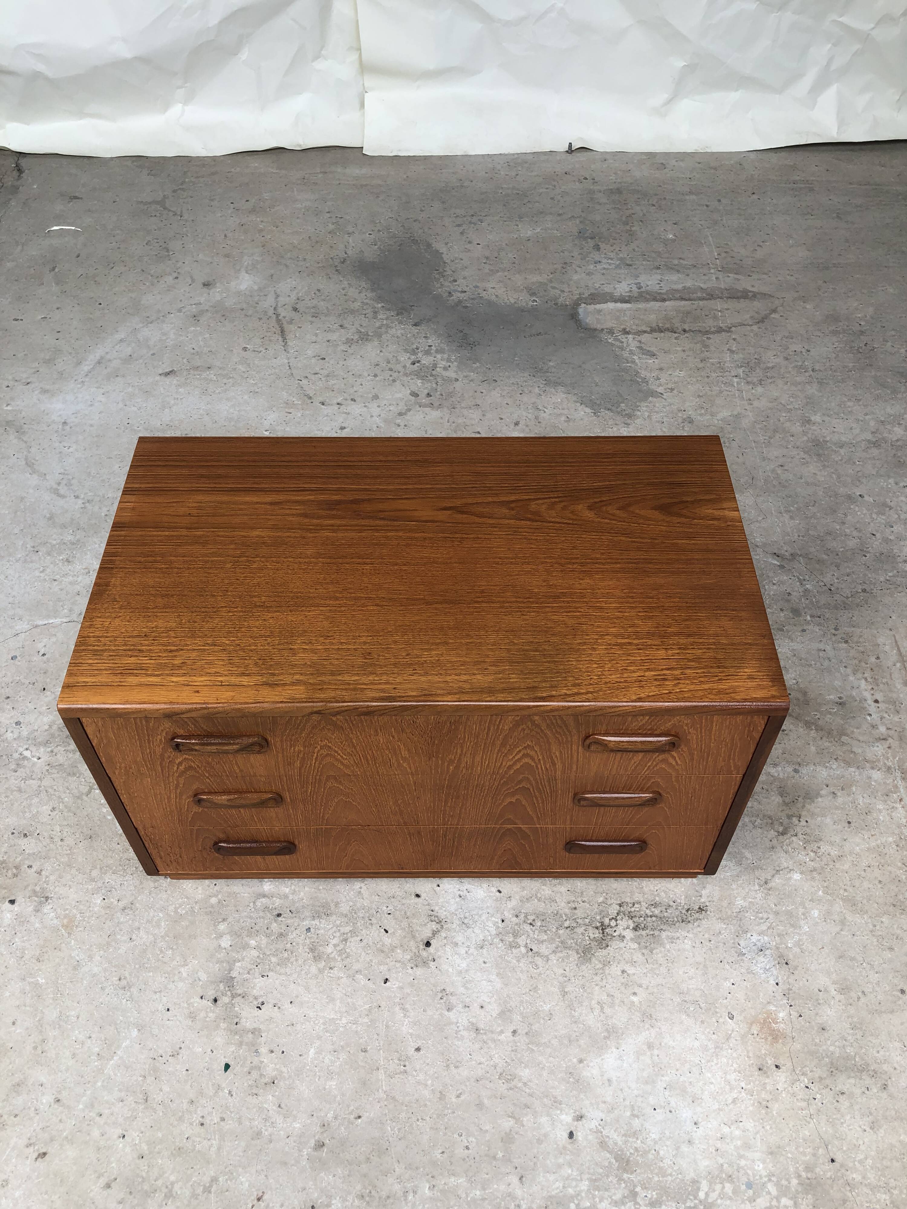 chest of drawers Teak G Plan Fresco Chest Drawers Sideboard Danish Scandi Retro