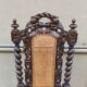 High chair in the style of Louis XIII, 19th century.