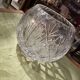 Round crystal vase