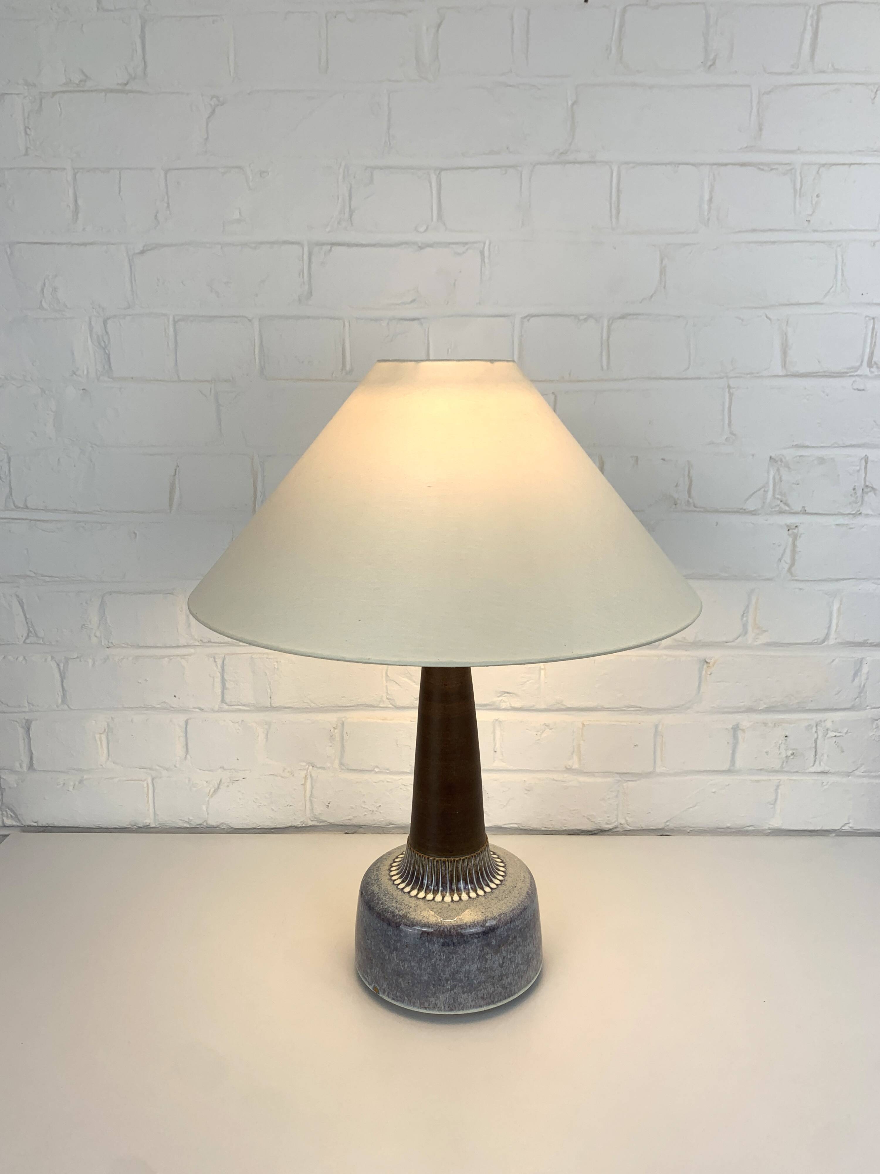 Scandinavian table lamp in ceramic Søholm Stentøj Denmark