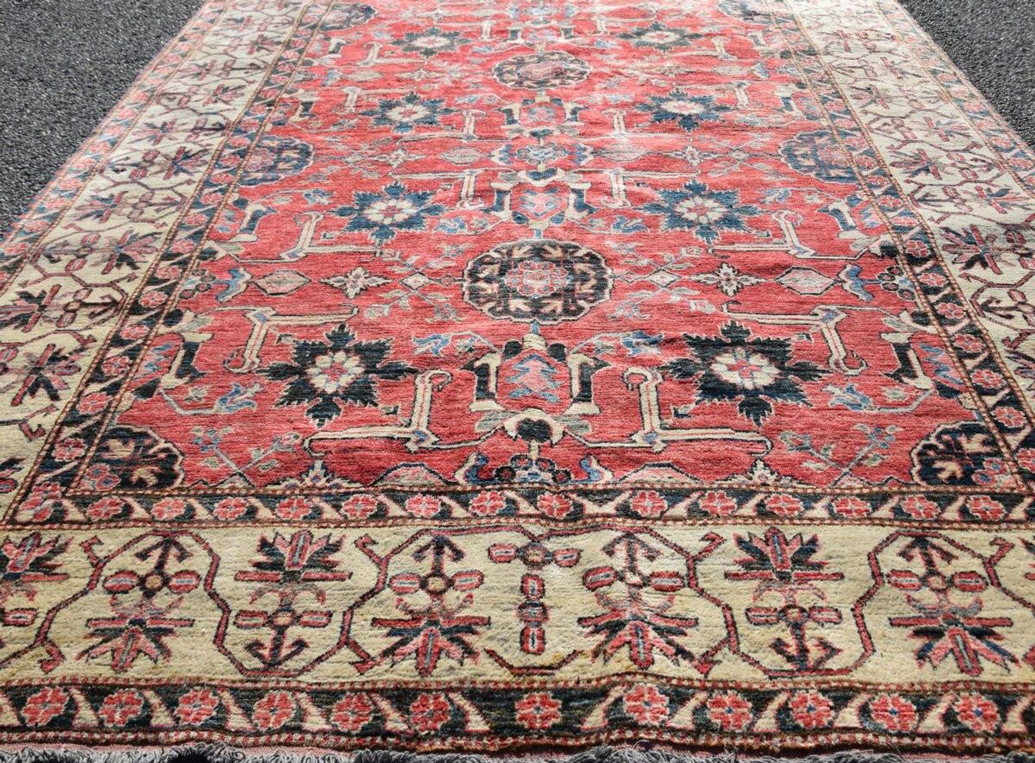 Tapis d'orient Ghazni : 3,20 x 2,20 mètres - Fait main