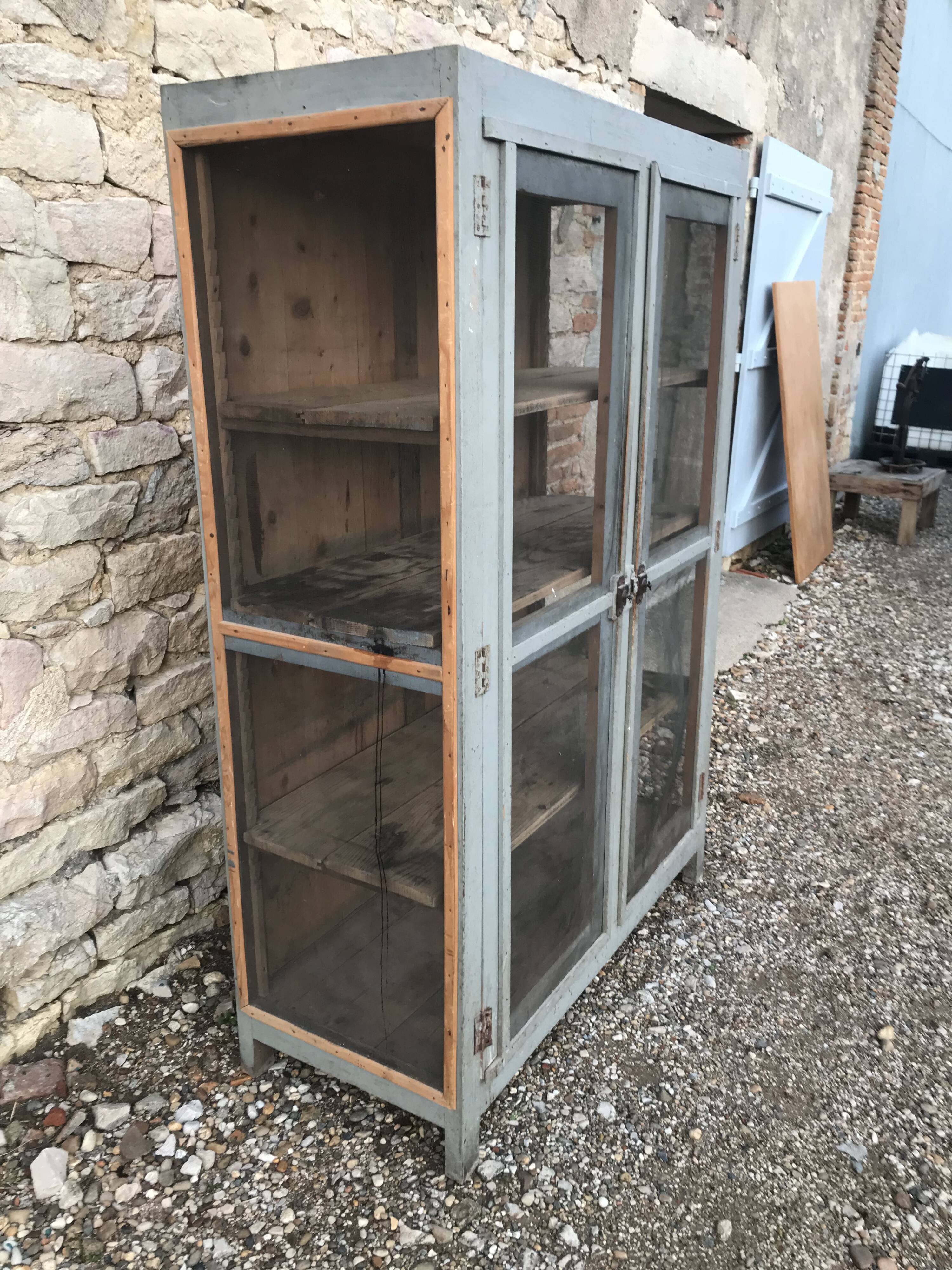 Patina old pantry Cabinet