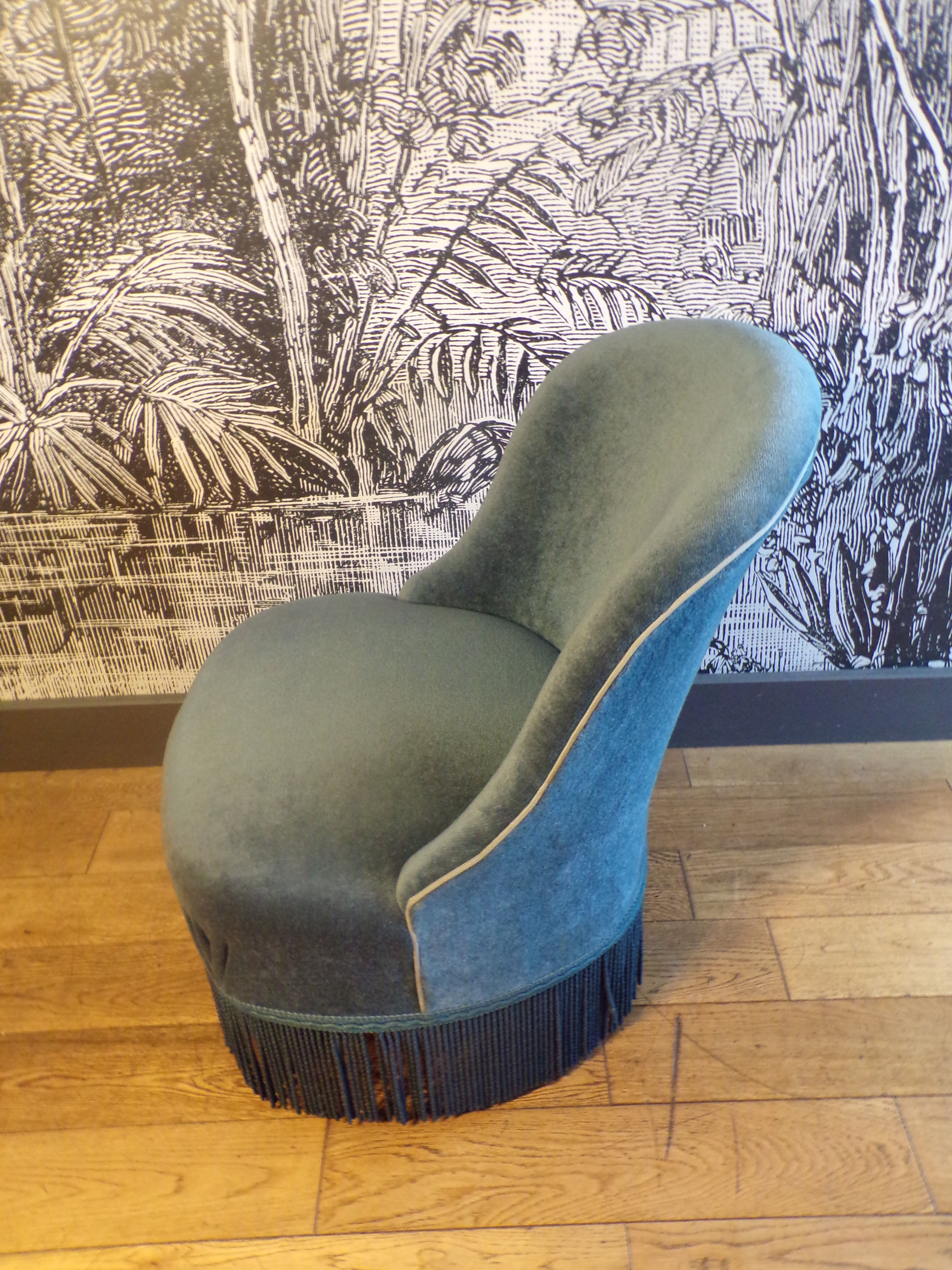 Vintage toad armchair