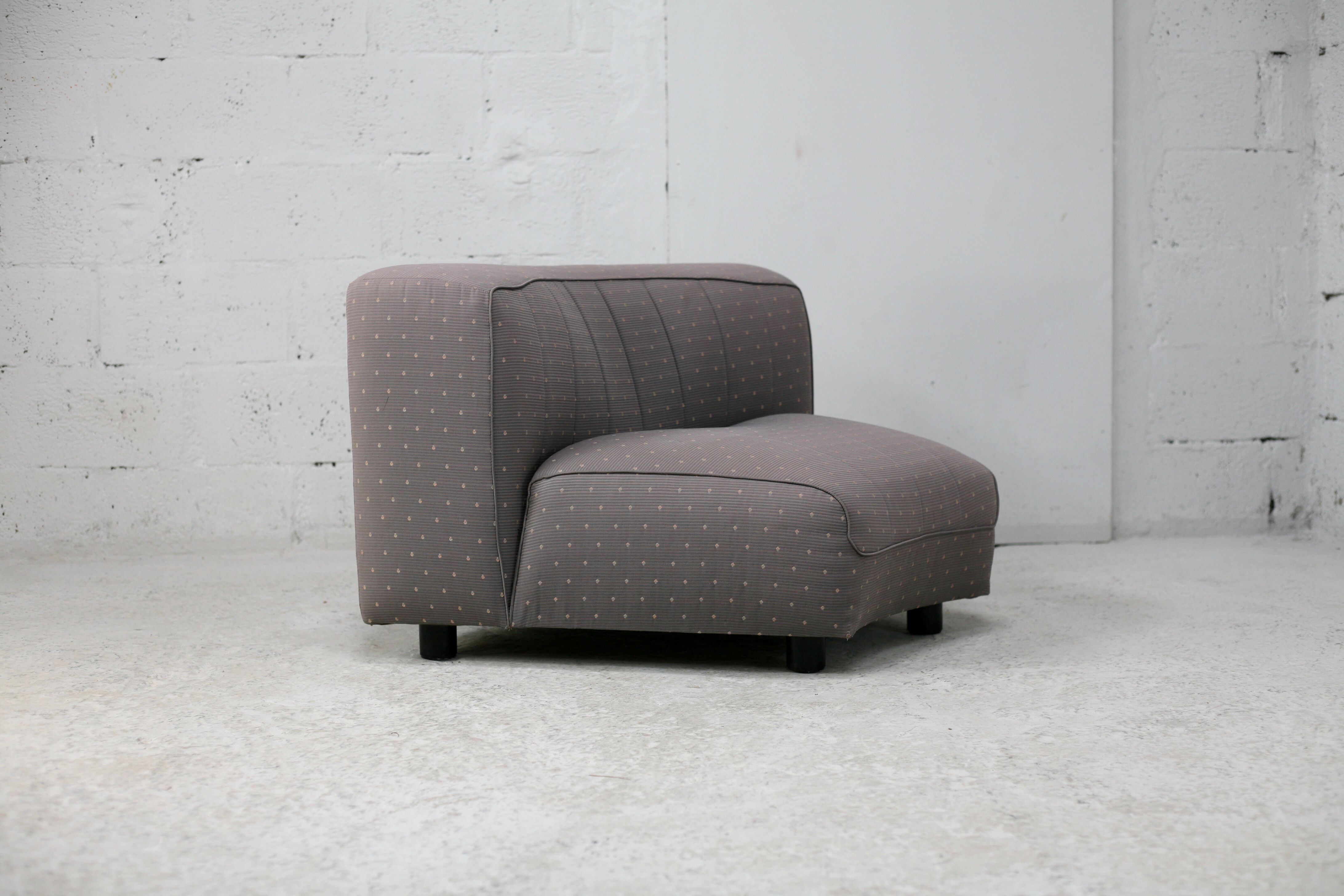 Novemila driver with wide back (rare) by Tito agnoli, Arflex, Italy, circa 1970