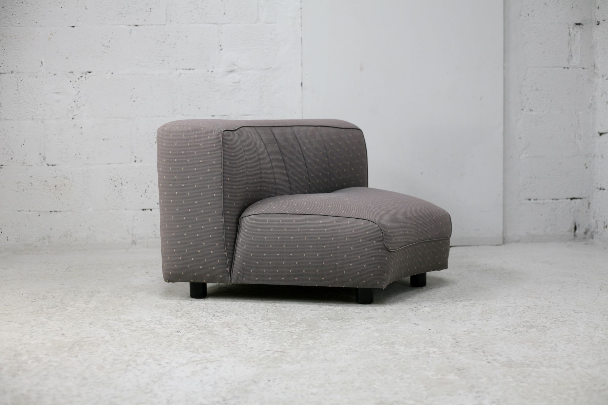 Novemila driver with wide back (rare) by Tito agnoli, Arflex, Italy, circa 1970