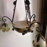 Chandelier, art deco