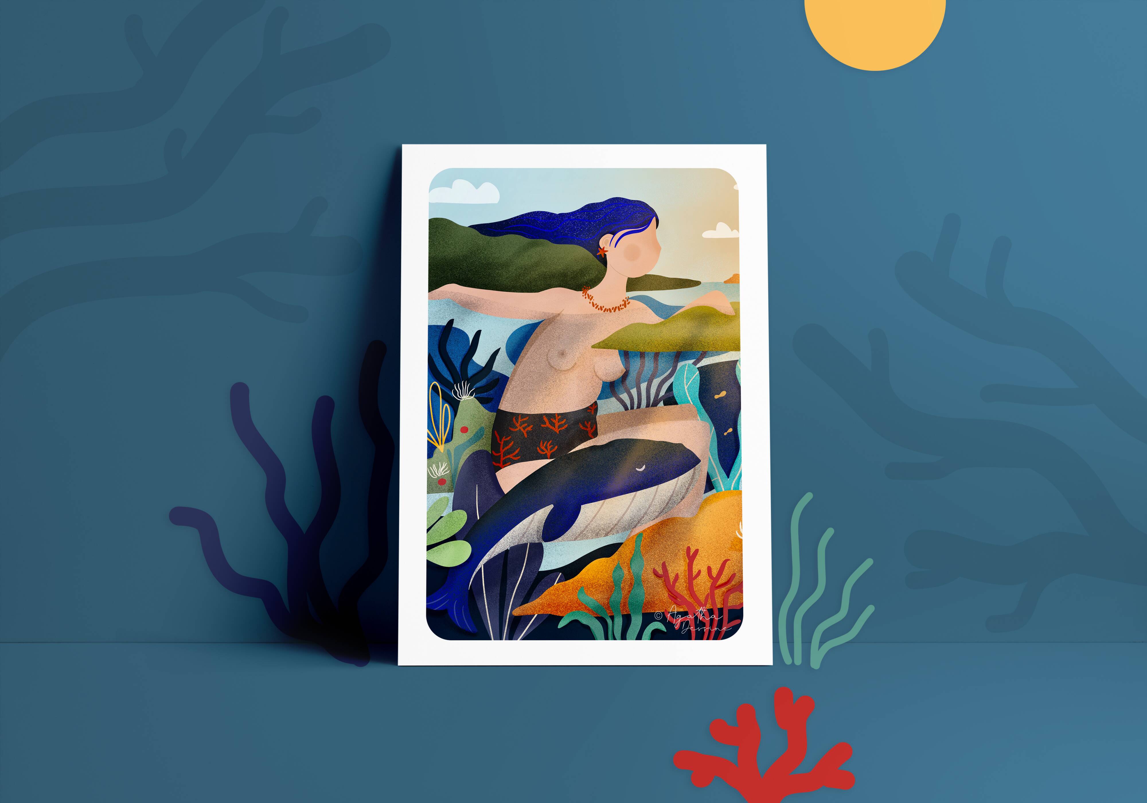 Illustration "Like Tethys" A4