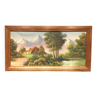 Expressionist oil on canvas, 20th century
