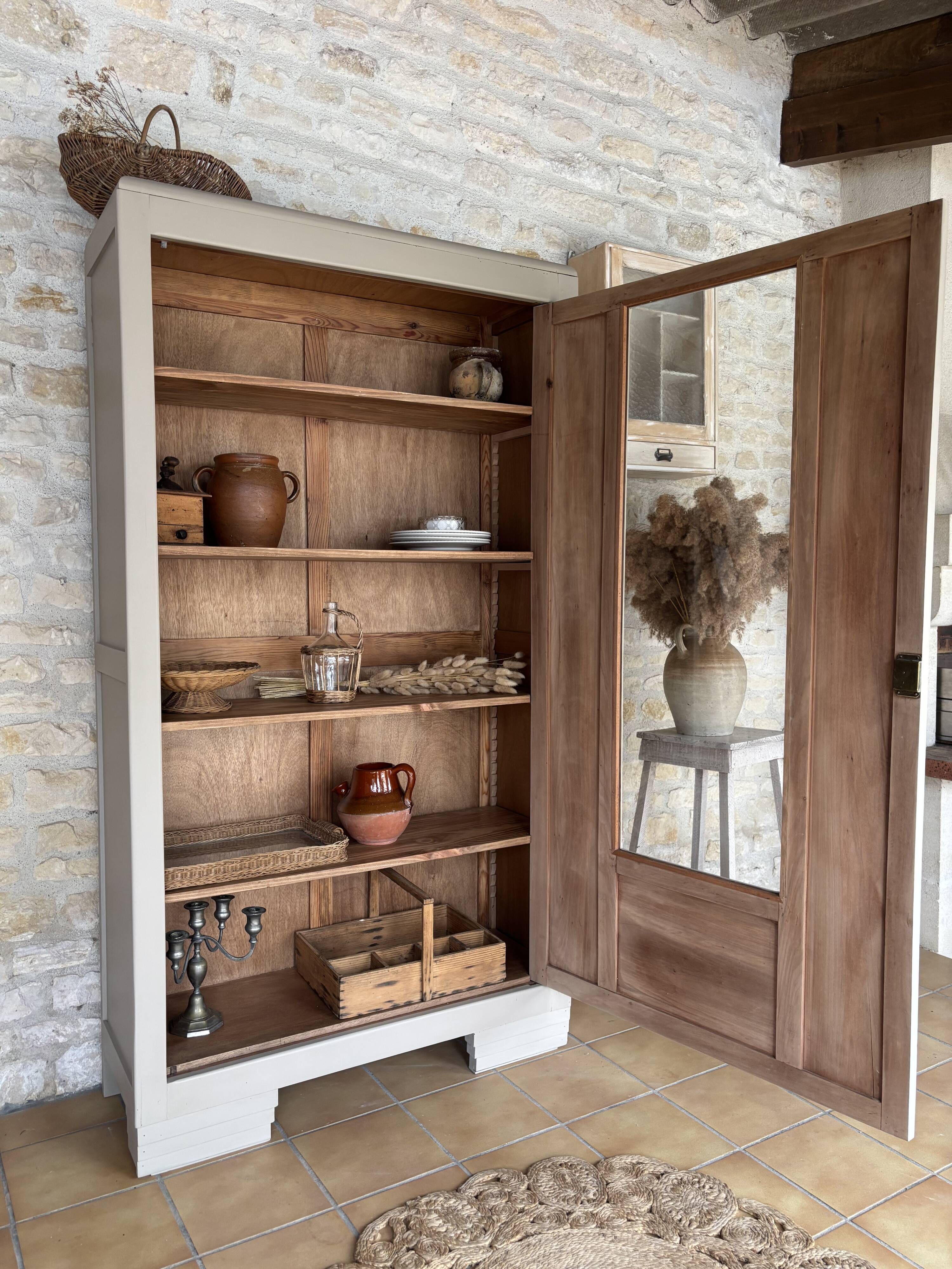 Art Deco glass cabinet