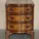 Vintage Walnut Burr Commode Serpentine Bevan Funnell