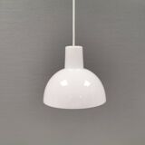Hanging lamp produced at Holmegaard glass factory for Royal Copenhagen