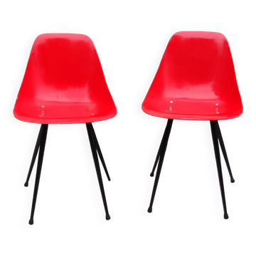 Pair of design chairs 1950s