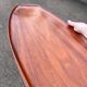 Large teak serving tray 1960s Scandinavian signed 76cm Denmark