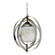 Mid-century glass sphere hanging pendant glass lamp design 1970’s space age Italy