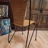 A chair by designer Frédéric Weinberg USA 1960, 70