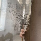 Very stung old bevelled mirror 39x60cm