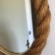 Handcrafted rope mirror 33cm