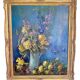 Oil on canvas by the lagnoux bouquet of still life flowers 1960