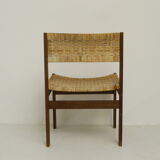 Chaise de salle à manger danoise en teck par Georg Petersens pour le GP Farum