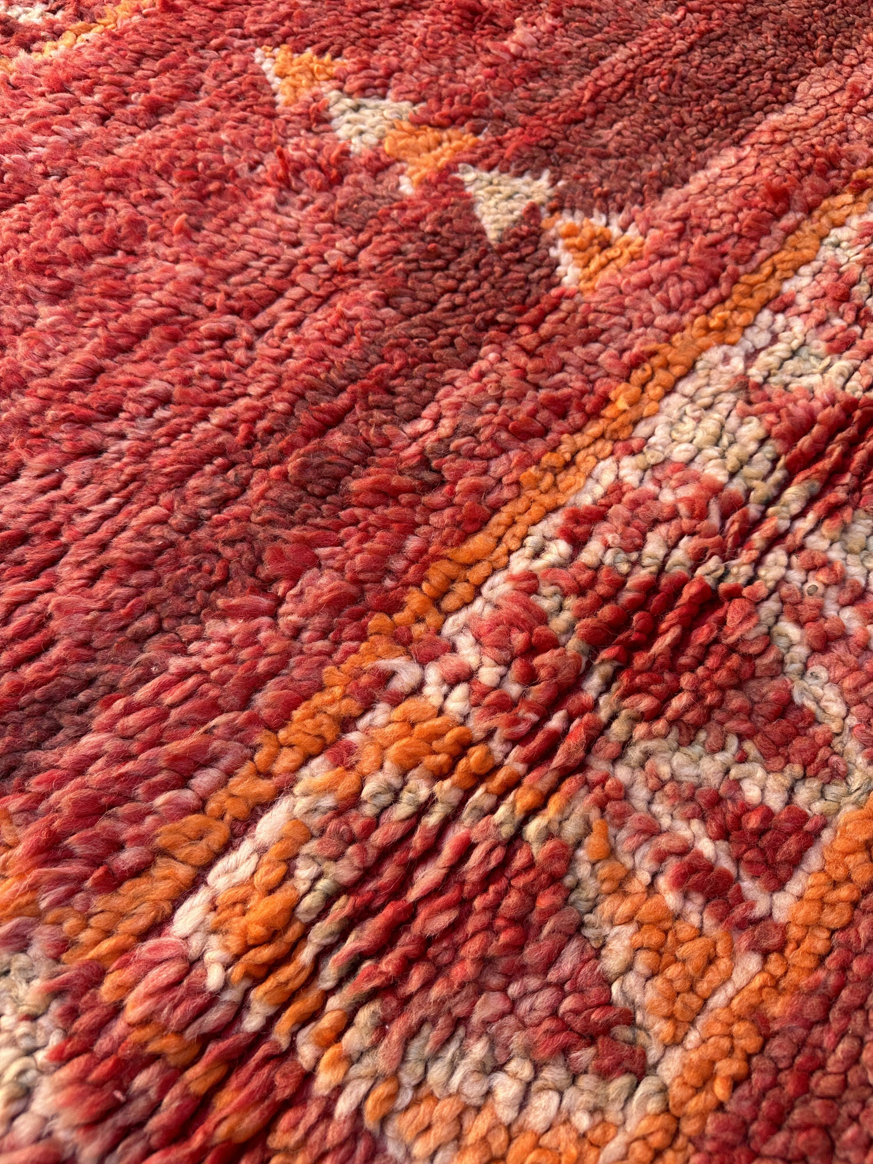 Old berber carpet - 196 x 345 cm