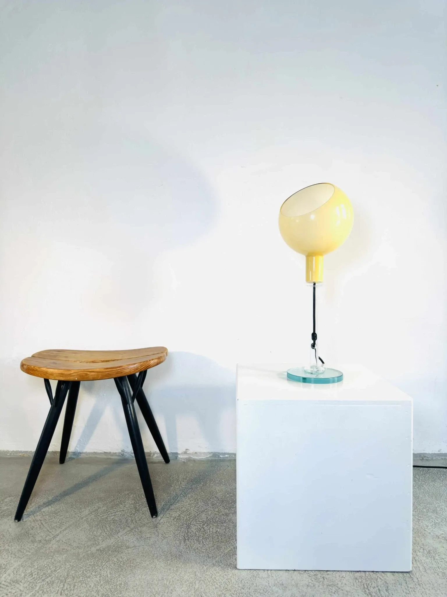 Parola Table Lamp By Gae Aulenti & Piero Castiglioni For Fontana Arte, Italy, 1980S