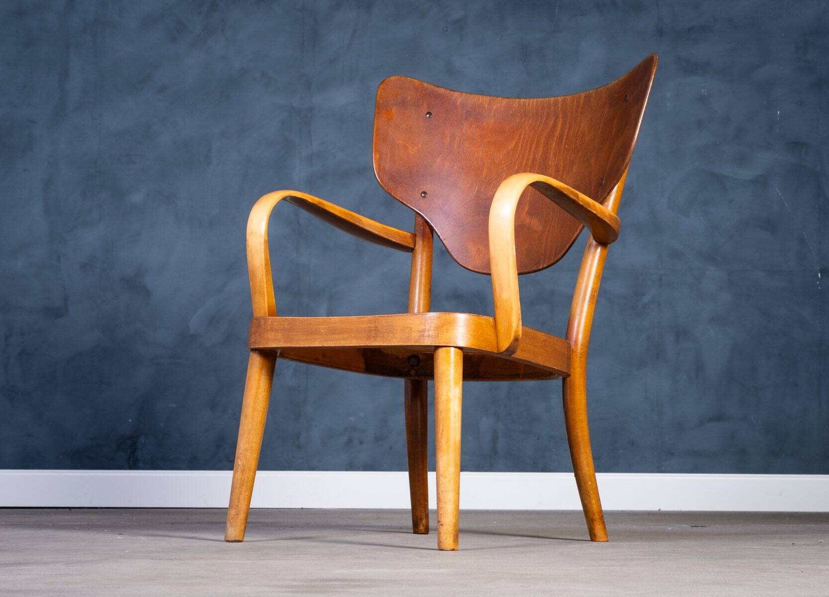Armchair Model 2280 by Magnus Læssøe Stephensen for Fritz Hansen, 1950s