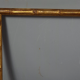 Old frame way bamboo gilded wood gold leaf 45x38 foliage 43x36 cm SB2