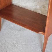 Vintage wooden furniture, Roger Landault shelf for ABC, 1950s.