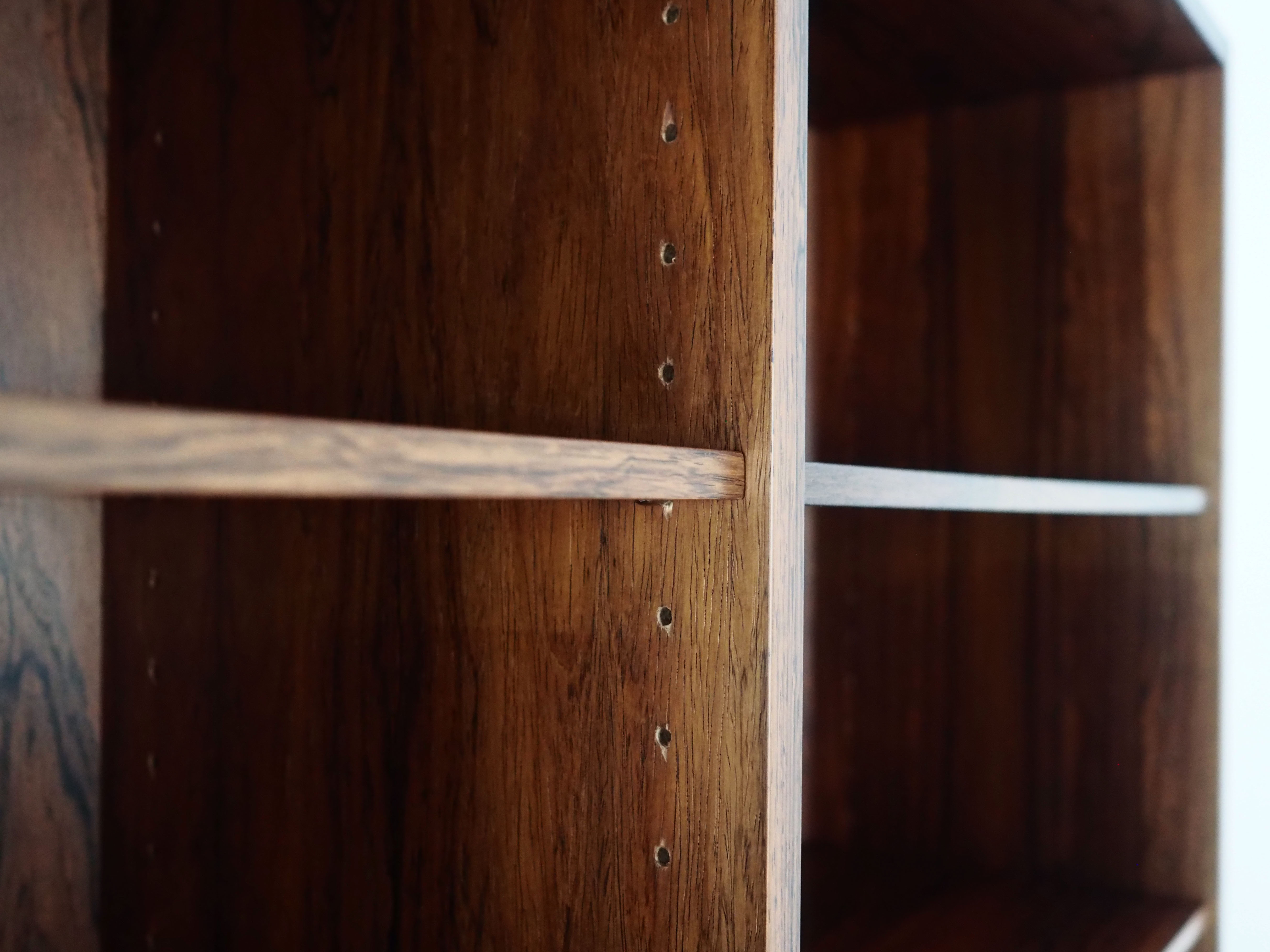 Rosewood bookcase, Danish design, 1960s, manufactured by Omann Jun