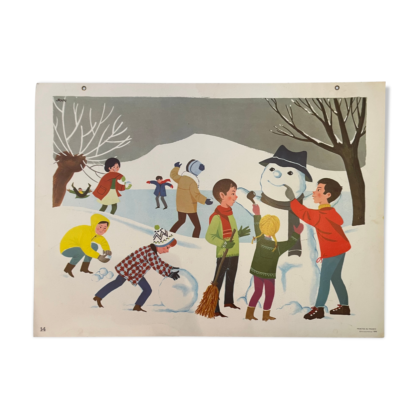 School poster 1966 Nathan