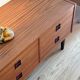 Scandinavian low sideboard / Vintage TV unit "Brigitte"
