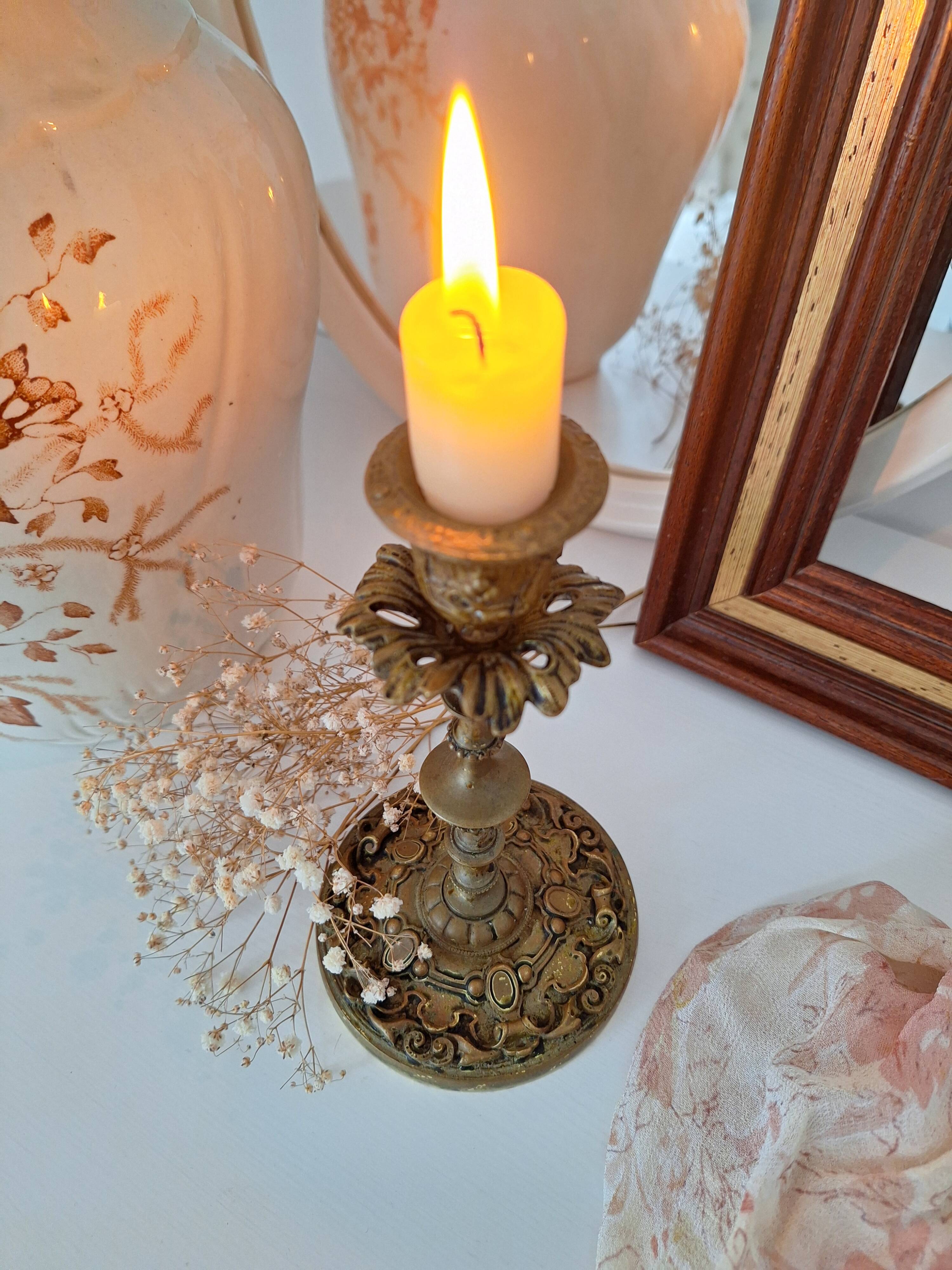 Baroque candle holder