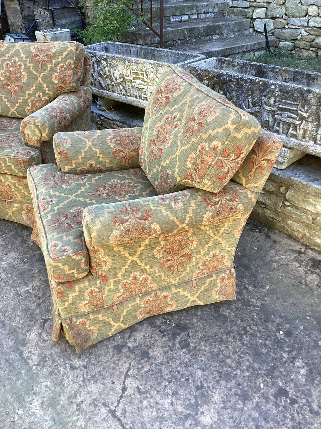 Pair of vintage armchairs