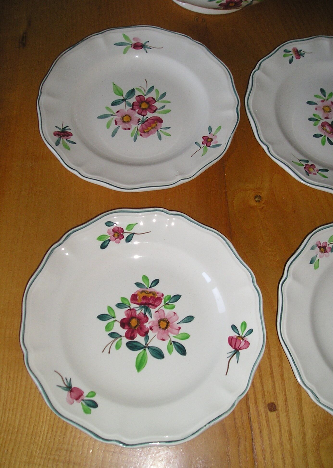 Table service 6 people Sarreguemines model "amazonas" 14 pieces
