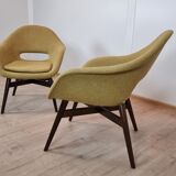 Restored shell armchairs by Miroslav Navratil