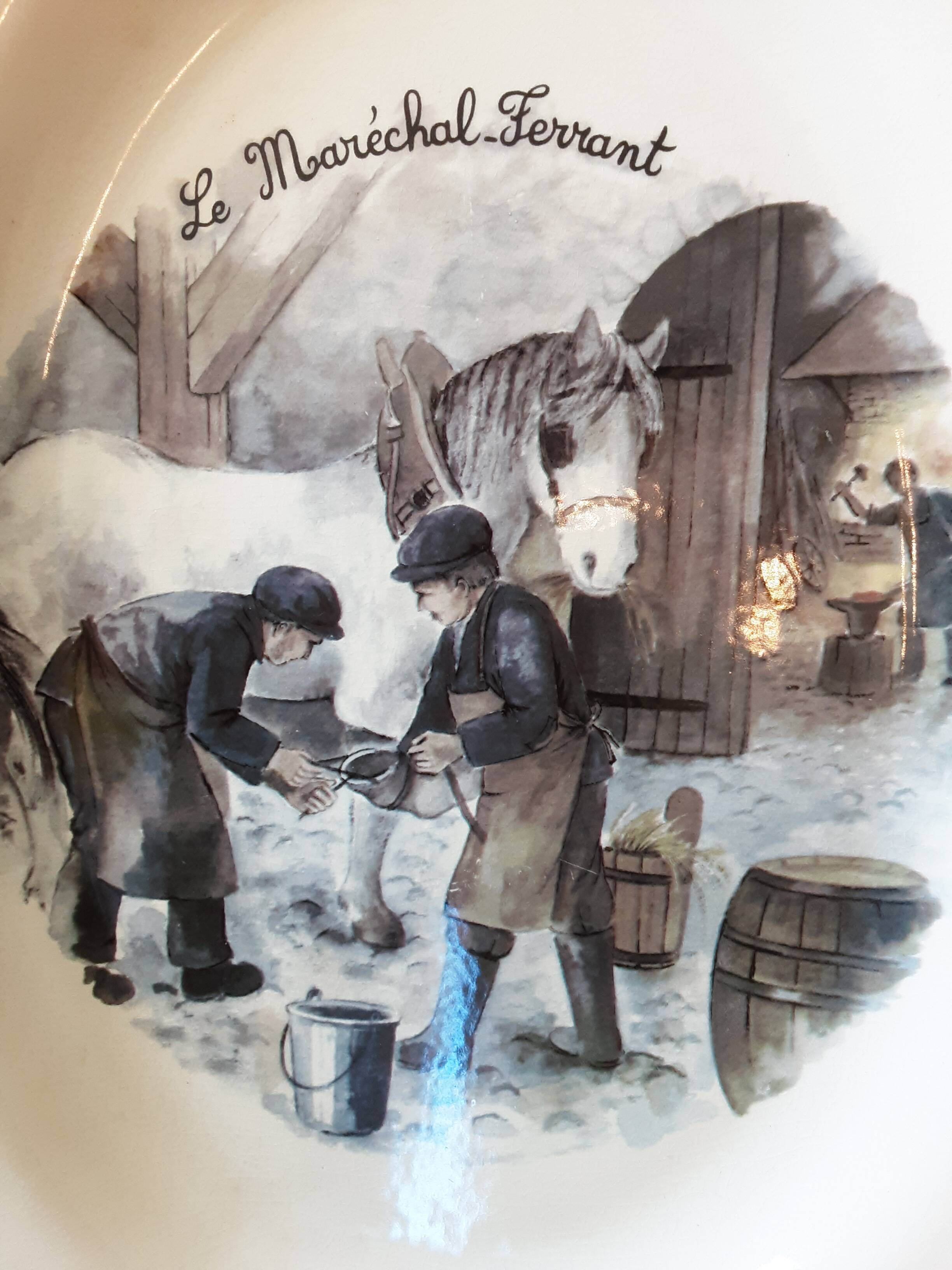 Large Ceraform dish. Marshal Ferrand