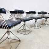 Vintage design Delta dining set table & chairs Rudi Verelst Novalux