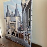 Oil painting on canvas jb maurice vecker (1896-1998) door of the craffe