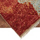 Handmade Tribal Decorative 168 cm x 236 cm Red Wool Carpet